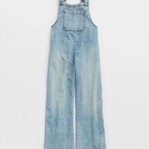 Aerie Light Blue Women's Denim Overalls